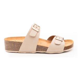 sandalia hebillas bio cuna mujer autenti 12284 topo